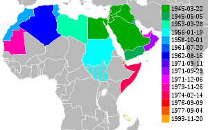 Lande van die Arabiese Liga.